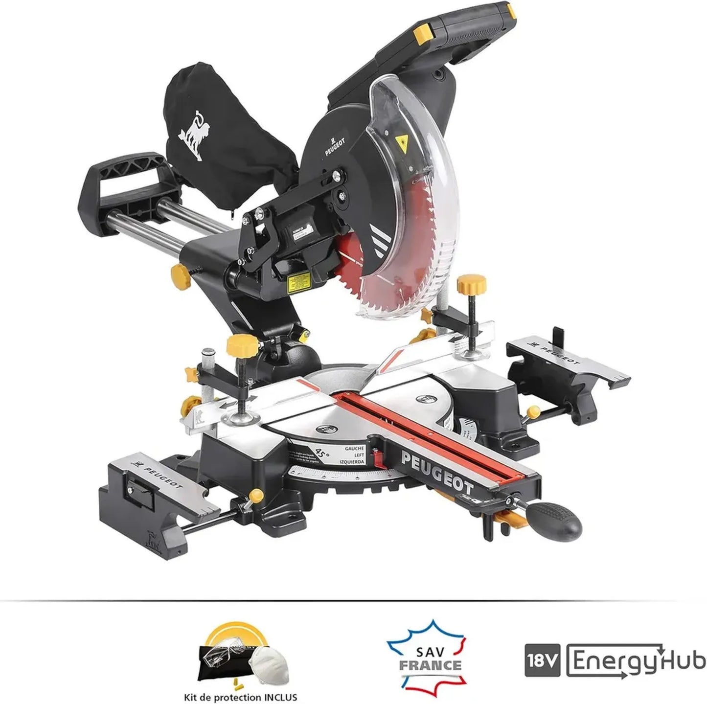 Scie à Onglets PEUGEOT ENERGYSAW-254SB - Précision et Efficacité