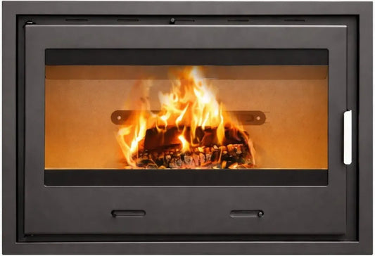 Poêle à bois Turin 90 13 kW - Cassette de cheminée à haute puissance