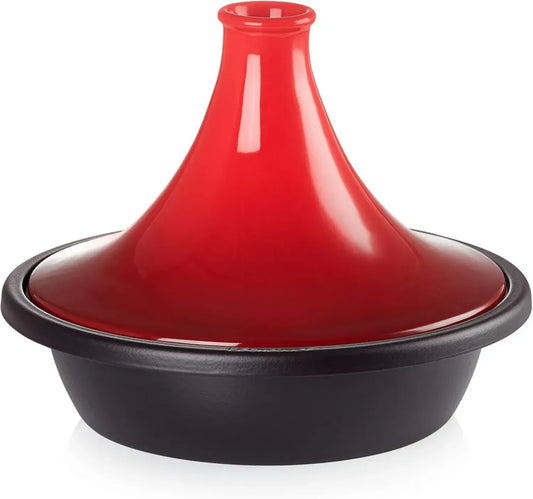 Tajine en Fonte Émaillée Rond 31 cm Cerise - Le Creuset