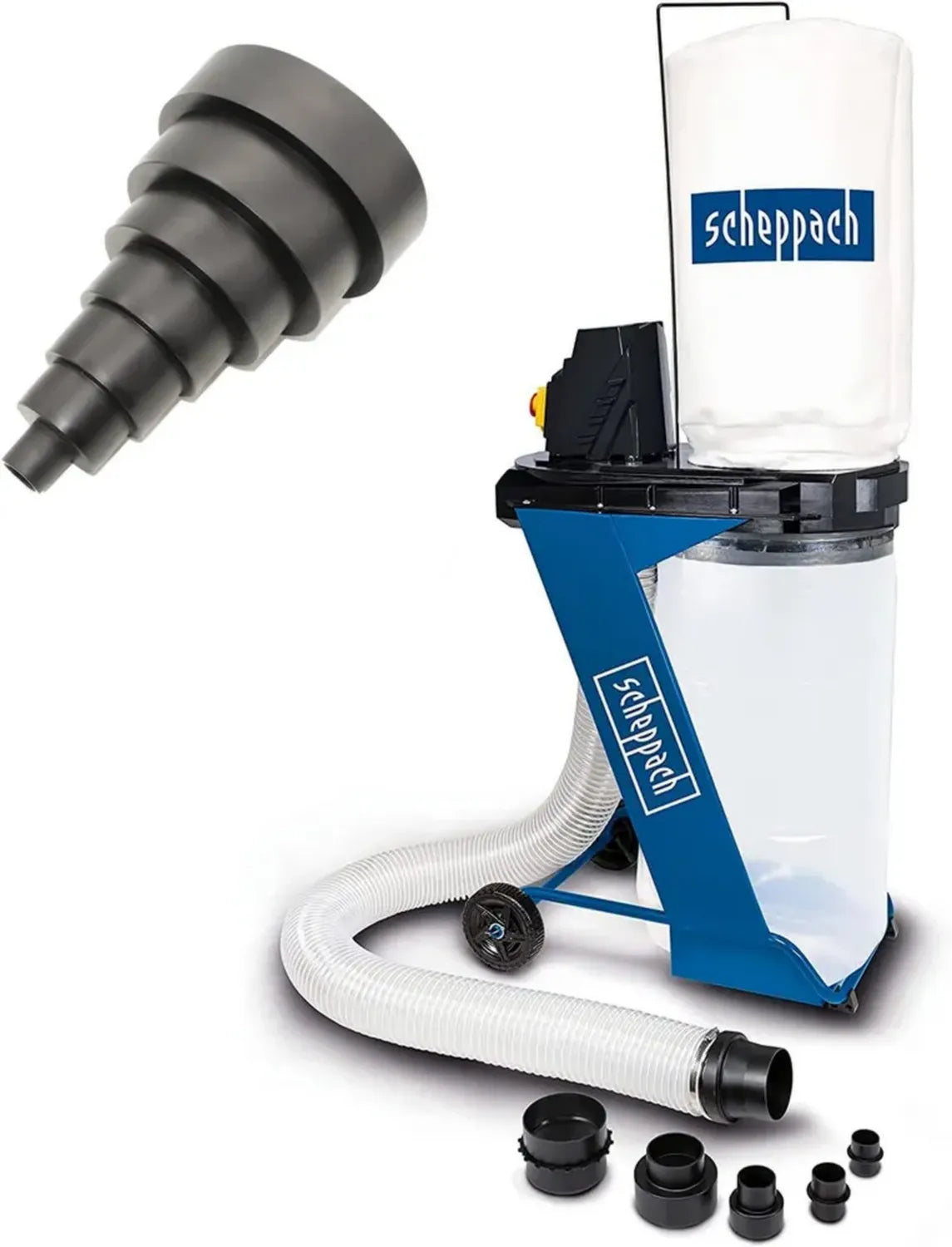 Aspirateur Industriel 550W avec Sac 75L et Tuyau 2m - Débit 1150 m3/h