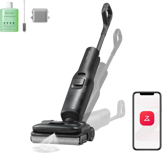 Roborock F25 Pro Aspirateur Laveur sans Fil 25000Pa avec JetFoaming et Brosse Anti-Emmêlement