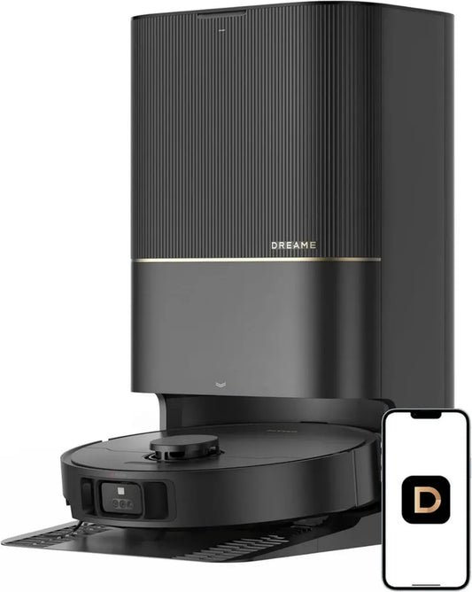 Aspirateur Robot Dreame X40 Ultra avec Aspiration Puissante et Fonction Auto-Vide