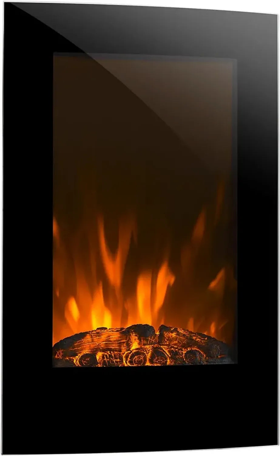 Cheminée Électrique Klarstein 2000W, Décorative avec Effet Flamme LED, Télécommande, Programmation et Thermostat Ajustable