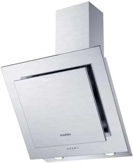 Hotte Murale ROSIÈRES RDX6MX 60 cm - Acier Inoxydable - Silencieuse 66 dB - 4 Vitesses - Classe Énergétique A - Éclairage LED