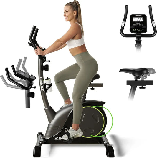 Vélo d'Appartement Zipro Nitro, Ergonomie pour Fitness, Capacité 150kg, Système Magnétique, Usage Intérieur
