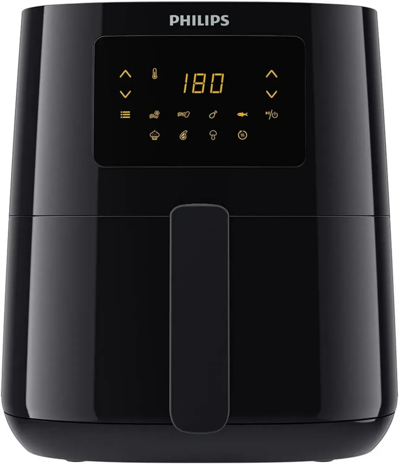 Friteuse à Air Philips Série 3000, 4.1L, Technologie Rapid Air, 13 Fonctions, Moins 90% de Graisse, Modèle Numérique, Recettes via Appli