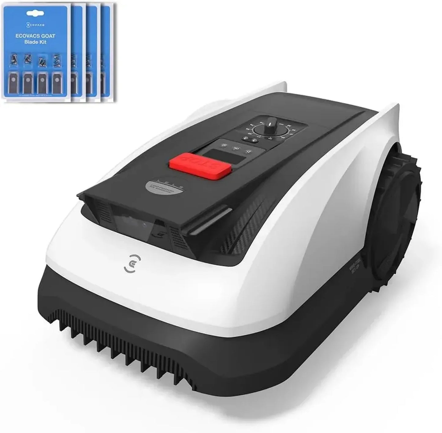 Robot Tondeuse ECOVACS Goat O800 RTK - Sans Fil, Technologie RTK+Vision, Cartographie Précise, Pour Passages Étroits et Bordures, Pente Max 45%