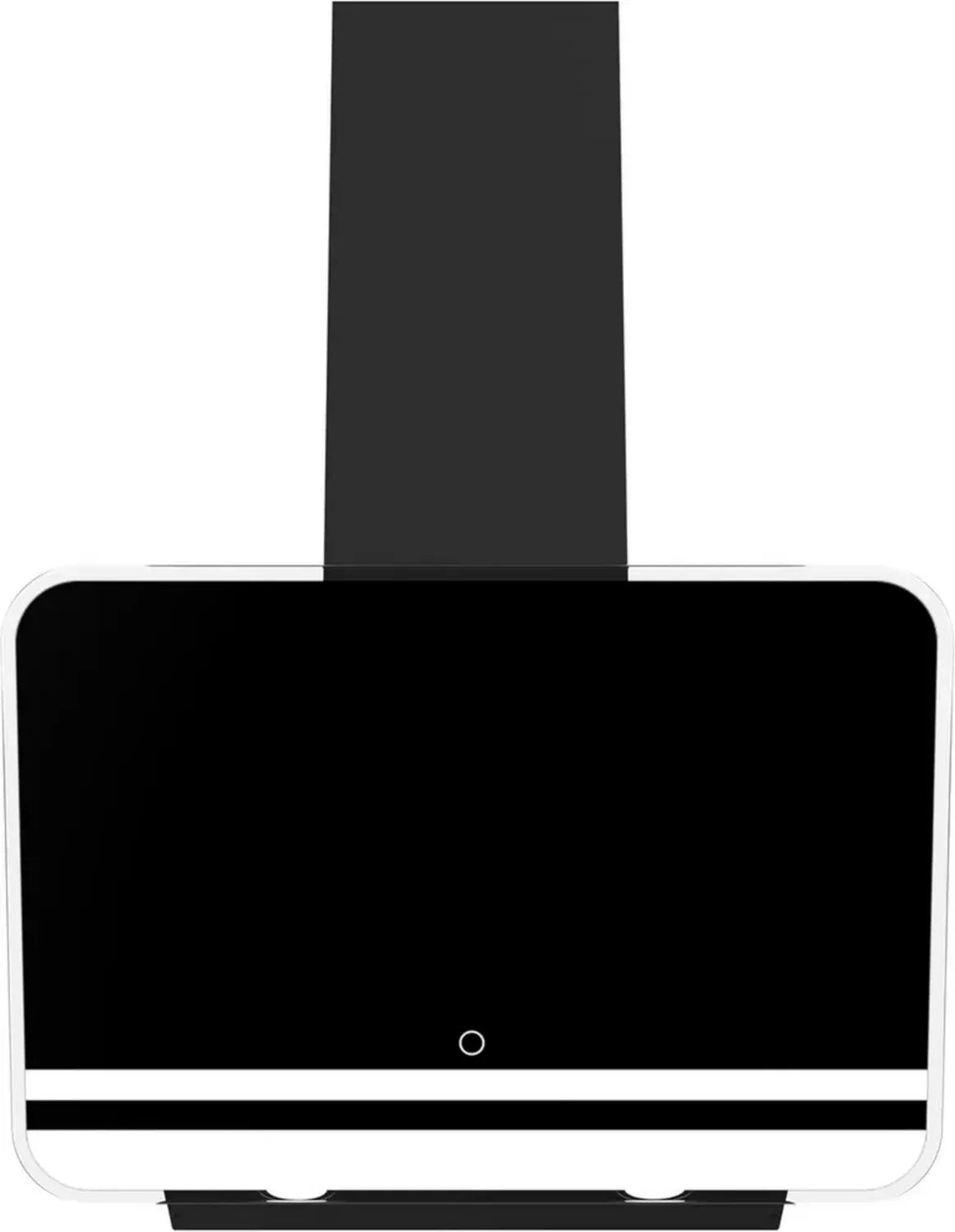 Hotte aspirante FIREGAS 60 cm - Performance de 578 m³/h, design incliné, TouchControl, 9 niveaux