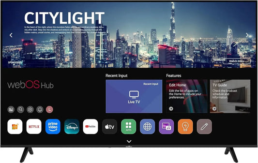 Téléviseur LED 4K UHD 65'' avec Web OS, Dolby Audio et Streaming
