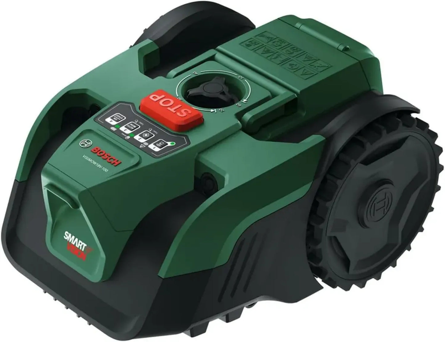 Robot Tondeuse Bosch VISIMOW 18V-100 pour Petits Jardins