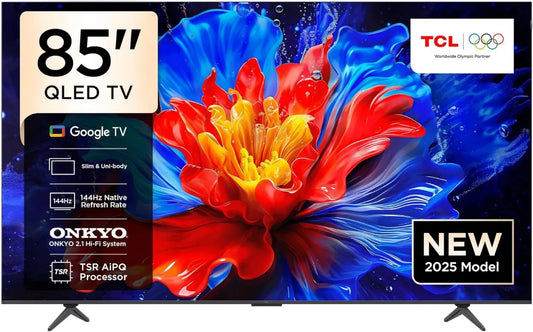 Téléviseur TCL QLED 4K UHD 85 pouces - Modèle 85P8K