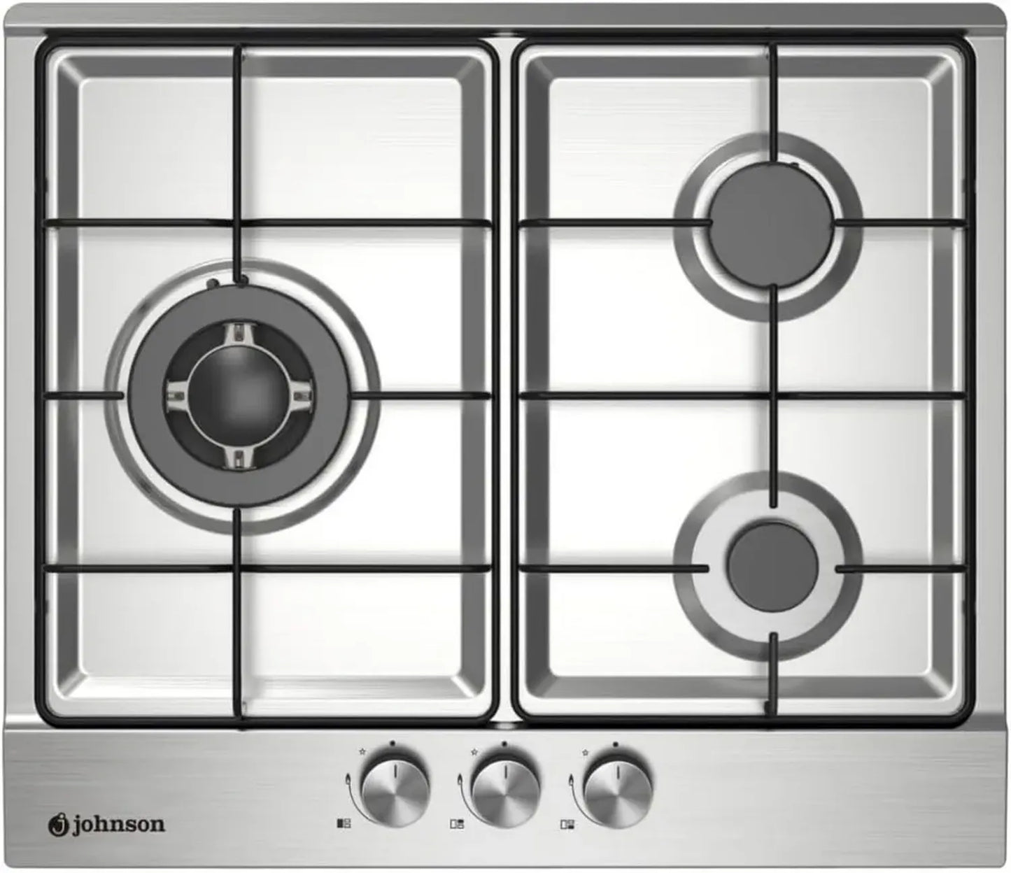 Plaque de cuisson à gaz 60 cm avec 3 brûleurs