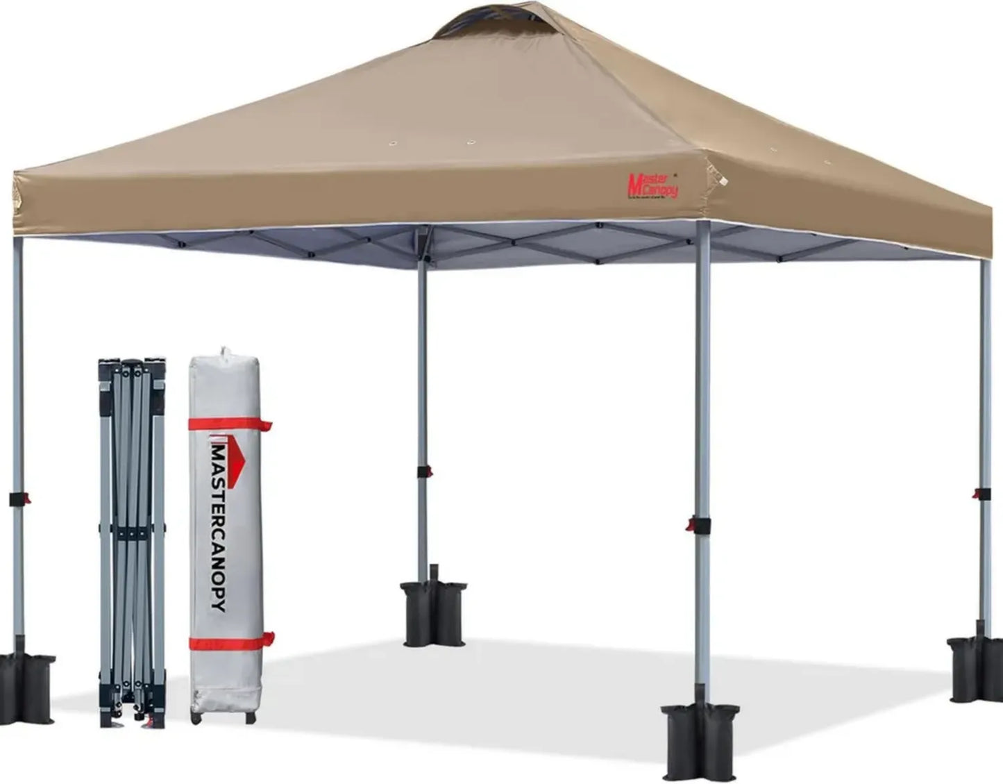 Tente Pliante Instantanée MASTERCANOPY avec Sac à Roues et Sacs de Sable