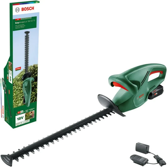 Taille-haie sans fil Bosch EasyHedgeCut 18V-52-13 avec batterie 2,0 Ah, 52 cm, pour petites haies
